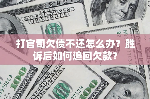 北京打官司欠债不还怎么办？胜诉后如何追回欠款？