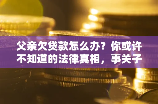 北京父亲欠贷款怎么办？你或许不知道的法律真相，事关子女未来