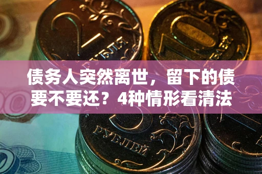 北京债务人突然离世，留下的债要不要还？4种情形看清法律判决
