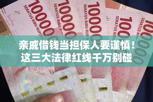北京亲戚借钱当担保人要谨慎！这三大法律红线千万别碰