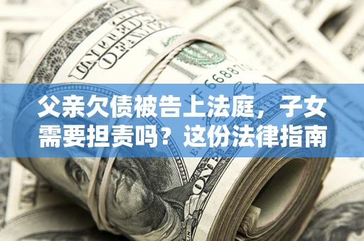 北京父亲欠债被告上法庭，子女需要担责吗？这份法律指南必须看完