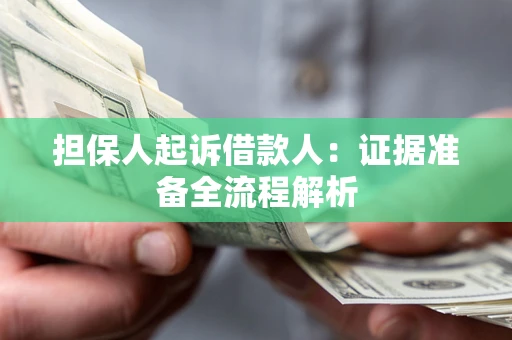北京担保人起诉借款人：证据准备全流程解析