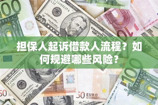 北京担保人起诉借款人流程？如何规避哪些风险？