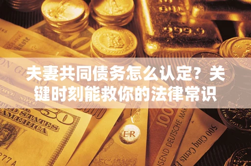 北京夫妻共同债务怎么认定？关键时刻能救你的法律常识