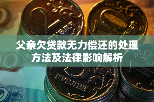 北京父亲欠贷款无力偿还的处理方法及法律影响解析