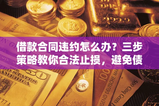 北京借款合同违约怎么办？三步策略教你合法止损，避免债务危机升级