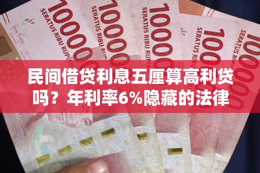 北京民间借贷利息五厘算高利贷吗？年利率6%隐藏的法律风险全解析